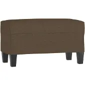 vidaXL Bankje 100x35x41 cm stof bruin
