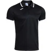 Joma Combi Premium Short Sleeve Polo Zwart 12-14 Years Jongen