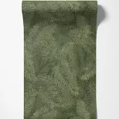Dutch Wallcoverings A70203 Vliesbehang Arcadia Happy Leaf Groen - 53cm x 10m