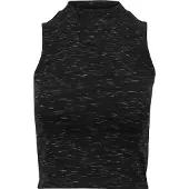 Urban Classics Top zwart gemêleerd