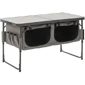 Travellife Toledo opbergkast opvouwbaar breed dark grey