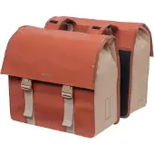 Basil Urban Load Double Bag 48-53L Terra Red/Pink
