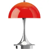 Louis Poulsen Panthella 160 portable tafellamp original opal red