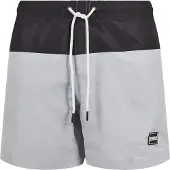 Urban Classics Zwemshorts lichtgrijs / zwart
