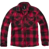 Brandit Overhemd rood / donkerrood / zwart