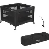 Titaniumbaby Box/Campingbed Smart Mason 100x100 Black