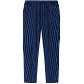 Schiesser Pyjamabroek 'Mix & Relax' navy / zilver