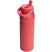 Stanley Flip Straw 2.0 Waterfles Met Rietje 1.06L - 15 Uur Koud - 3 Dagen Koud Met IJs - Roestvrijstalen Drinkfles - BPA Vrij - Lekvrij - Vaatwasserbestendig - Azure