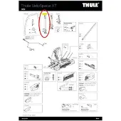 Thule Long Bike Arm 939 For Velospace Xt Reserveonderdeel