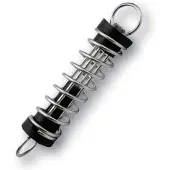 Lalizas Tiller Rope Spring Zwart,Zilver 88 mm