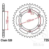 JT Sprockets JTR735.42 Kettingwiel