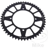 JT Sprockets Achtertandwiel, 467, 51 tanden, aluminium Racelite, voor Kawasaki KX 80/85 (1986-2020) (artikelnummer: 46751JTA), kettingmaat 420, kleur: zwart
