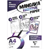 Clairefontaine Mangaka Essential papieren etui A4 15F assorti 3 papiersoorten