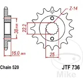 ItalyRacing 520 Jtf736.16 Steel Voortandwiel