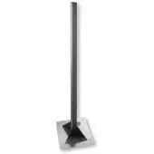 Lalizas Deck Pole Support Grijs