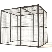 Glorenza Lilly - Kattenren - Aluminium - Antraciet - 207x176x178 cm