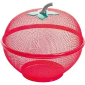 Excelsa Apple-fruitmand van 26,5 x 26,5 x 27 cm, rood