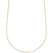 Lucleon Essentials | 2 mm Goudkleurige Ketting met Kabelschakels