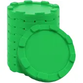 Combicraft Stapelbare munten of Fiches Groen - Ø29mm - 100 stuks
