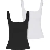 Urban Classics Top zwart / wit