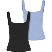 Urban Classics Top blauw / zwart