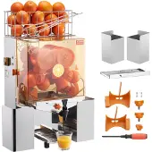 Vevor Commerciële Sinaasappelpers Semi-automatische 120W Sapcentrifuge