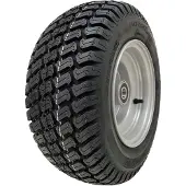 Parnells 16x7.50-8 Grasmaaierwiel, geschikt voor grasmaaiers, met 4-laags band (P332) en stalen velg, voorzien van lagers van 25 mm
