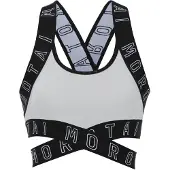 MOROTAI Sport bh lichtgrijs / zwart / wit