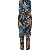 Urban Classics Jumpsuit gemengde kleuren / zwart