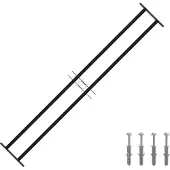 vidaXL Raam Beveiligings Grille 176 x 30 cm Gegalvaniseerd staal