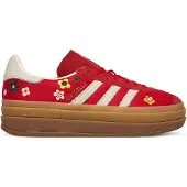 Adidas Sneakers laag 'Gazelle Bold' geel / rood / zwart / wit