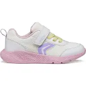 Geox Junioren Meisjes Sprintye Sneakers Wit/Roze
