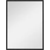 HOMCOM Wandspiegel van glas, 60x2x80cm, zwart
