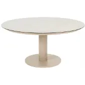 4SO Sarah low dining tuintafel 130xH69 cm printed ceramic latte