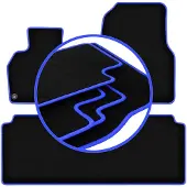 Carlux -BLUE automatten voor: Renault Espace IV minivan (2002-2014)