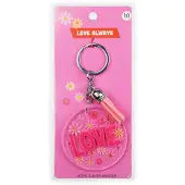 Paper Dreams Sleutelhanger met kwastje | Acryl sleutelhanger – Love