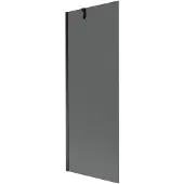 Mexen Next badwand 1-vleugelig 70 x 150 , grafiet, zwart - 895-070-000-00-40-70