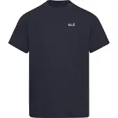 Jack Wolfskin ESSENTIAL T M Heren Outdoorshirt-dark navy