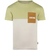 Koko Noko T-shirt groen Jongens Stretchkatoen Ronde hals Meerkleurig - maat 128