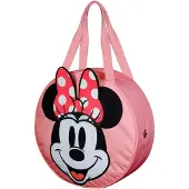 KARACTERMANIA Tas 'Face-Jumbo Beach' grijs / pink / rosa / zwart / wit