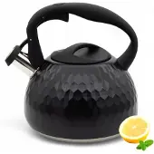 Meyerhoff RVS fluitketel 3 liter MH-4049 – Inductie fluitketel – Matzwart – Modern design