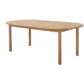 Sweeek - Rechthoekige 6-persoons tuintafel acaciahout - sorrento