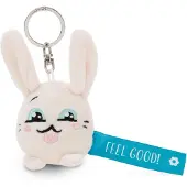 Nici Sleutelhanger Konijn Feel Good! Blauw 5cm
