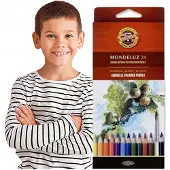 Koh-I-Noor Mondeluz Aquarel Potloden 24 Kleuren