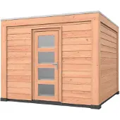 Westwood Douglas overkapping, 300 x 300, met schuur, Modern Plus