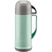 Mobi Thermoskan 0,68L Mint-Grijs - Kunststof met Glazen Binnenfles