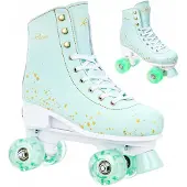 Raven Noa Retro Skates Mint LED Verstelbaar Maat 31-34