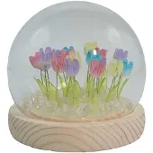 Ancient Wisdom Bloementuinkoepel - 20 meerkleurige tulpen - LED USB