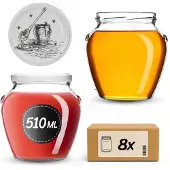 Kadax Amphora Jar fi82 510ml + deksel fi82 wz33 p