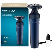 Cecotec Afeitadora Rotativa PrecisionCare Elite. Autonomía 70 minutos, Cuchillas de Acero Inoxidable, Resistente al Agua IPX6